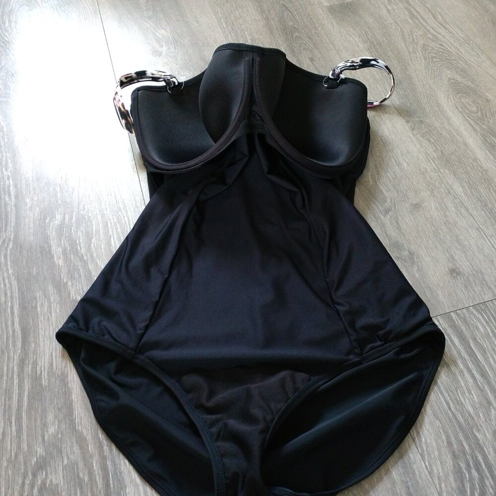 NWOT Panache Swim Florentine Sweetheart Belt Detail One Piece Swimsuit - Picture 10 of 13